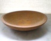 Primitive Shallow Wooden Bowl