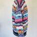 80s Vintage Crazy Colorful Sweater - XL