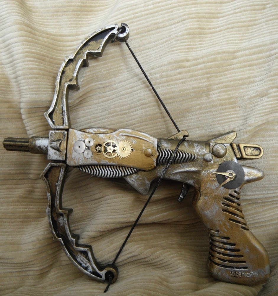 Time's Arrow, Clockwork Miniature Crossbow, WORKING steam punk dart gun