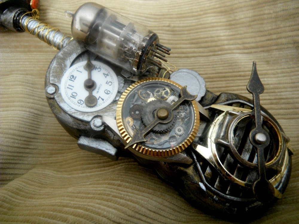 Belt Mounted EMF Detector, steampunk device SOUND EFFECTS