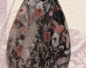 Crinoid Marble bead .......              43.5 x 26 x 6 mm thick ...                   (CMB43.5)
