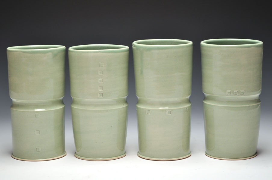 GREEN CELEDON (Tumblers)