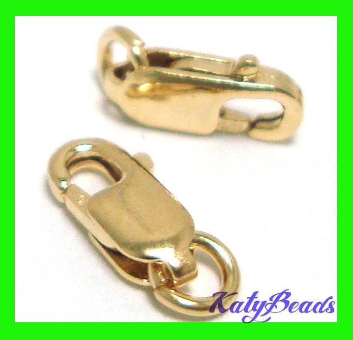 14k gold filled lobster clasp 8.5mm x 3mm trigger connector 10pcs gt09