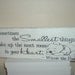 Winnie pooh wooden plaque quote 100 years/smallest room shabby chic distressed