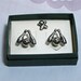 Mens Bowling  Cuff Link and Tie Tac Set 1960s NEW OLD STOCK...csc10