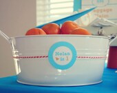 Paper Airplane Printable Party Circles