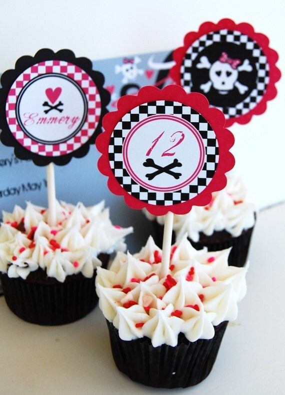 Punk Princess Printable Party Circles Il_570xn