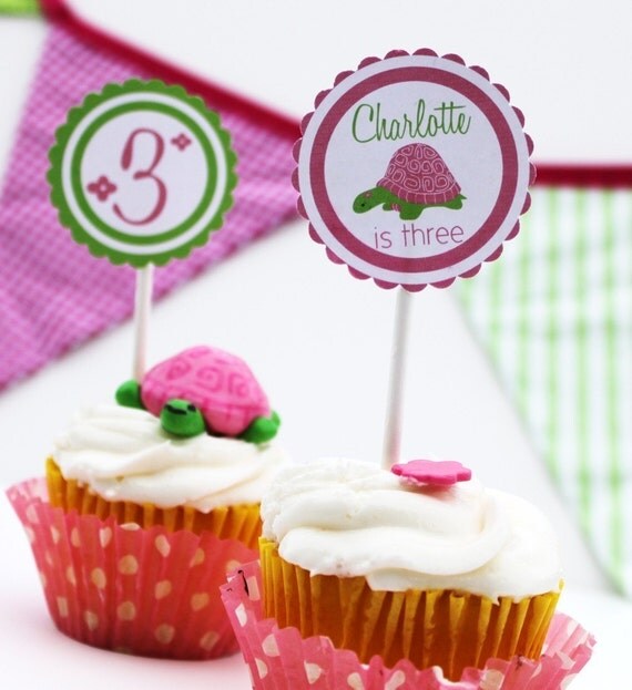 Preppy Turtle Printable Circles Il_570xn
