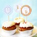 Little Guy in a Tie Printable Party Circles