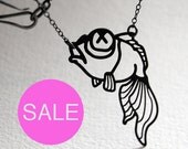 Tiny Pet Goldfish Necklace