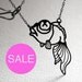 Tiny Pet Goldfish Necklace