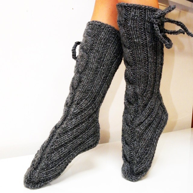 Winter Accessories gray Knitted Socks boots autumn Legwear Fashion Accessories