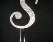 swarovski crystal cake topper