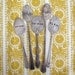 5 Antique Spoons Garden Markers Set