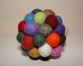 felt balls multicolor happy ball felt balls toy for kids and cat