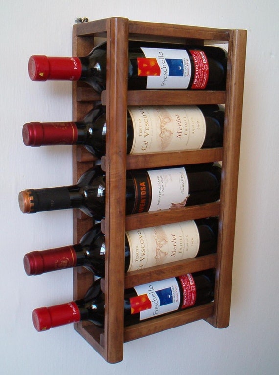 Compact Wall Wine Rack
