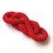 Red double infinity - Revenge TV series symbol - crochet amigurumi