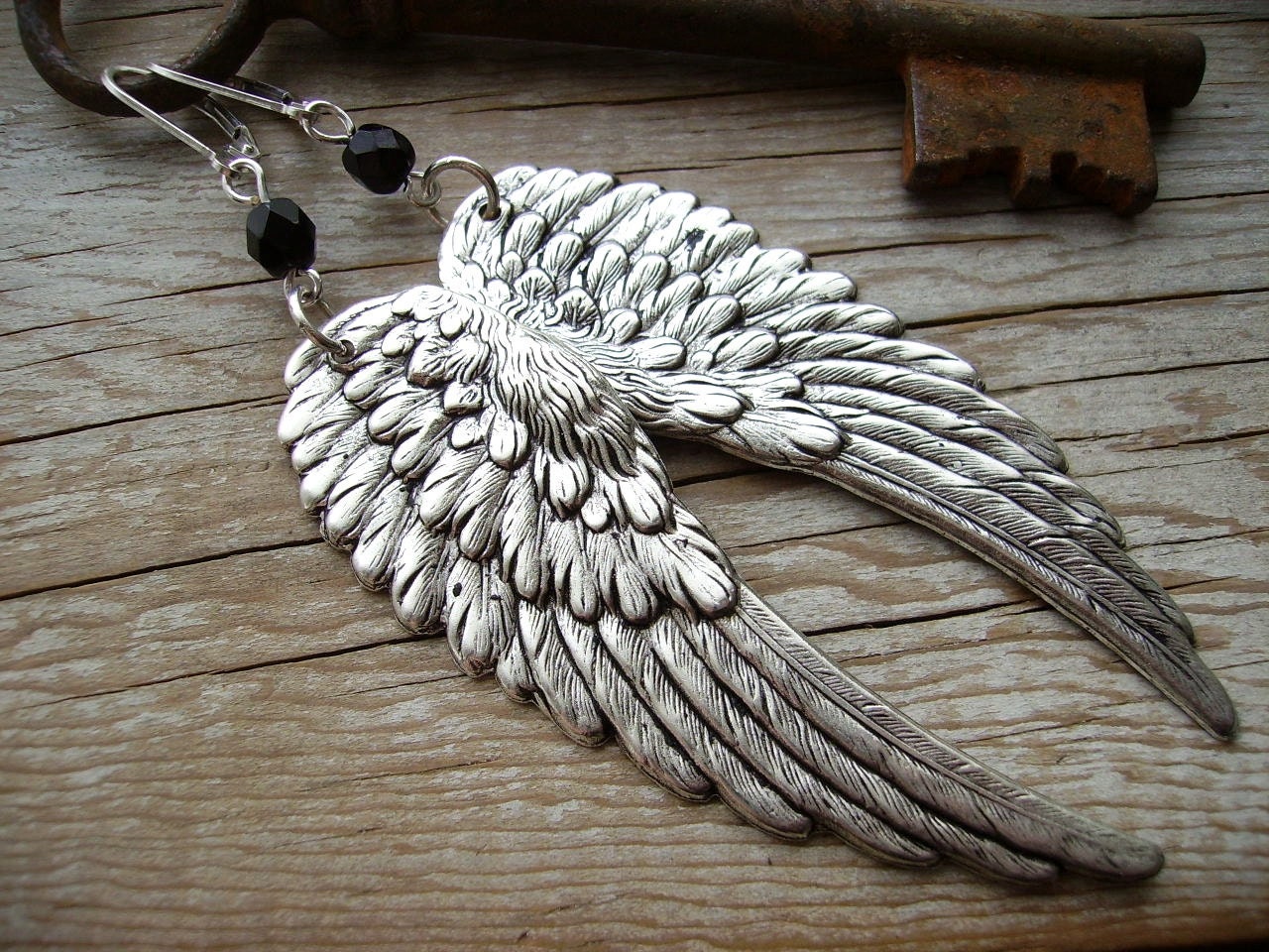 Silver Wing Earrings