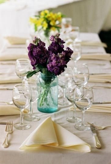 10 Vintage BLUE Ball Mason Jars