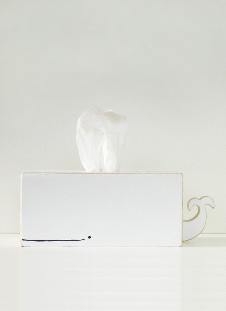 Whale Tissue Holder - White - Ships May 31st
