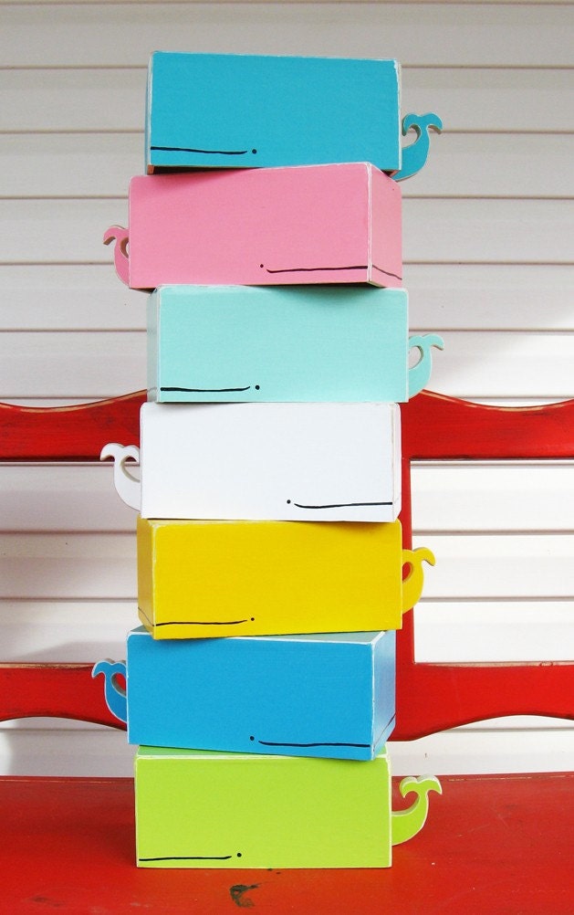 Whale Tissue Holder - Pink - Ships June 28th