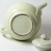 Vintage Ceramic Teapot Coffee Pot Pastel Yellow Pottery Cream Pale Yellow