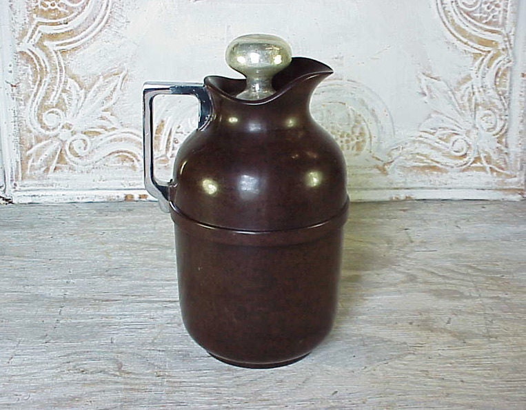 Vintage Bakelite Art Deco Pitcher Thermos