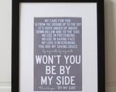 By My Side  Ben Harper  Lyric Poster
