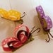 Set of All Three Profile Butterfly Hair Clippies