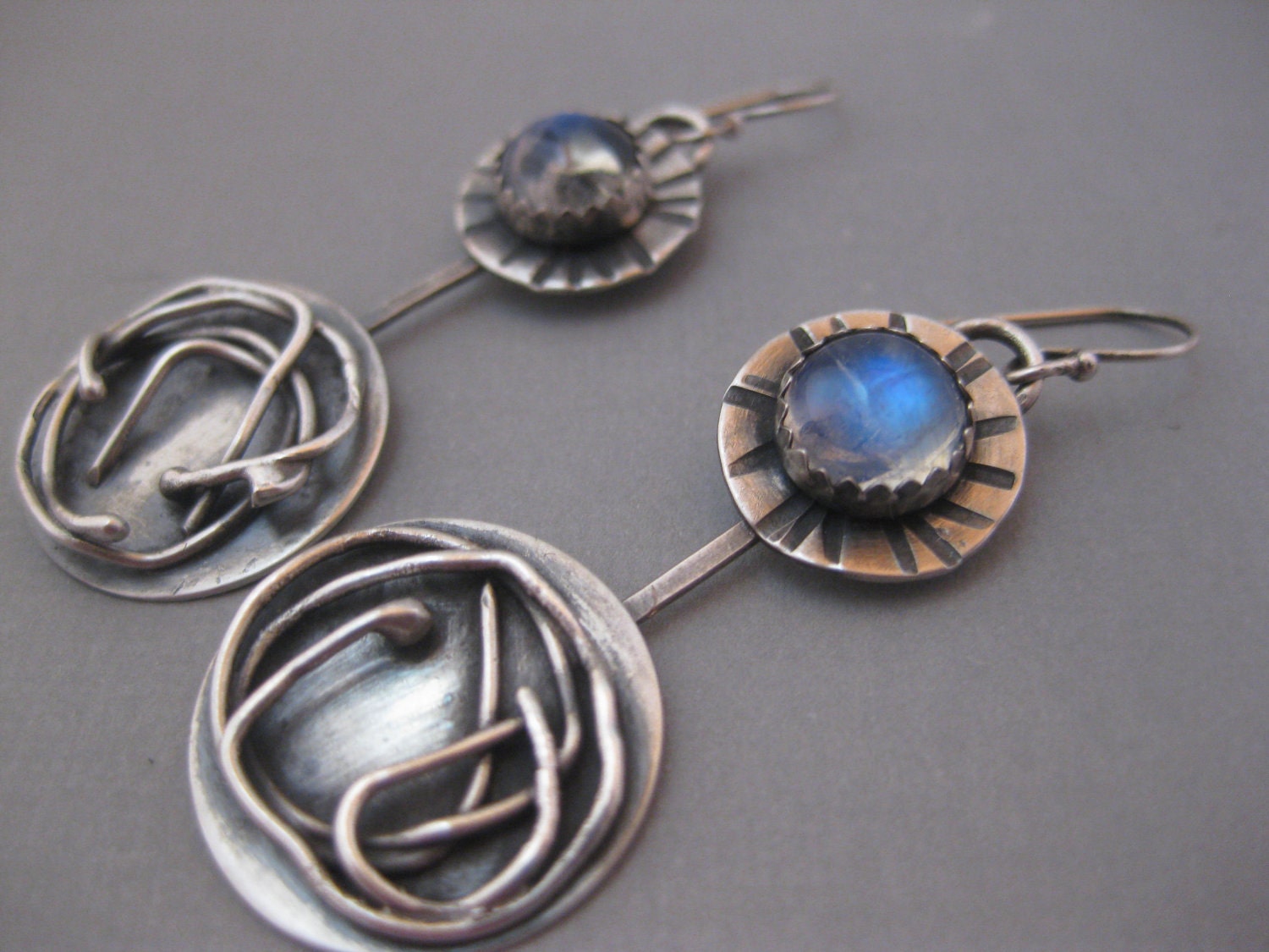 Blue Moon Earrings