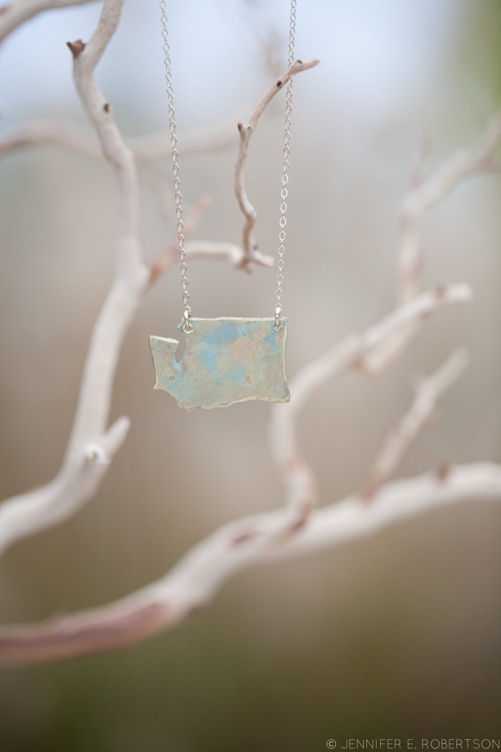 Handcrafted Brass Washington Pendant