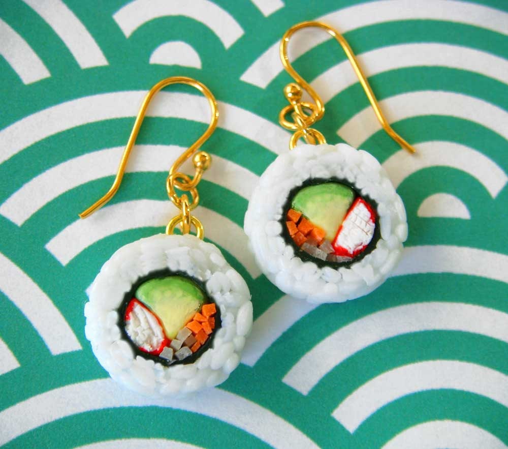 Sushi Earrings