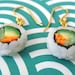 Sushi Earrings, Veggie Sushi