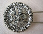 1PC - Antique Brass - Round Brooch Pin - Findings by ZARDENIA
