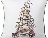 Homeward Bound Vintage Style Military Tattoo - Needle Craft Graph PDF File