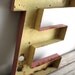 vintage drive-in metal channel letter - E