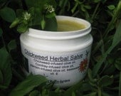 Herbal Salve for skin rashes, bug bites, minor wound care, ideal for children, elderly, pets, Chickweed