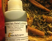 Liniment, Herbal Pain Relief Rub for sore muscles, joints, bruises