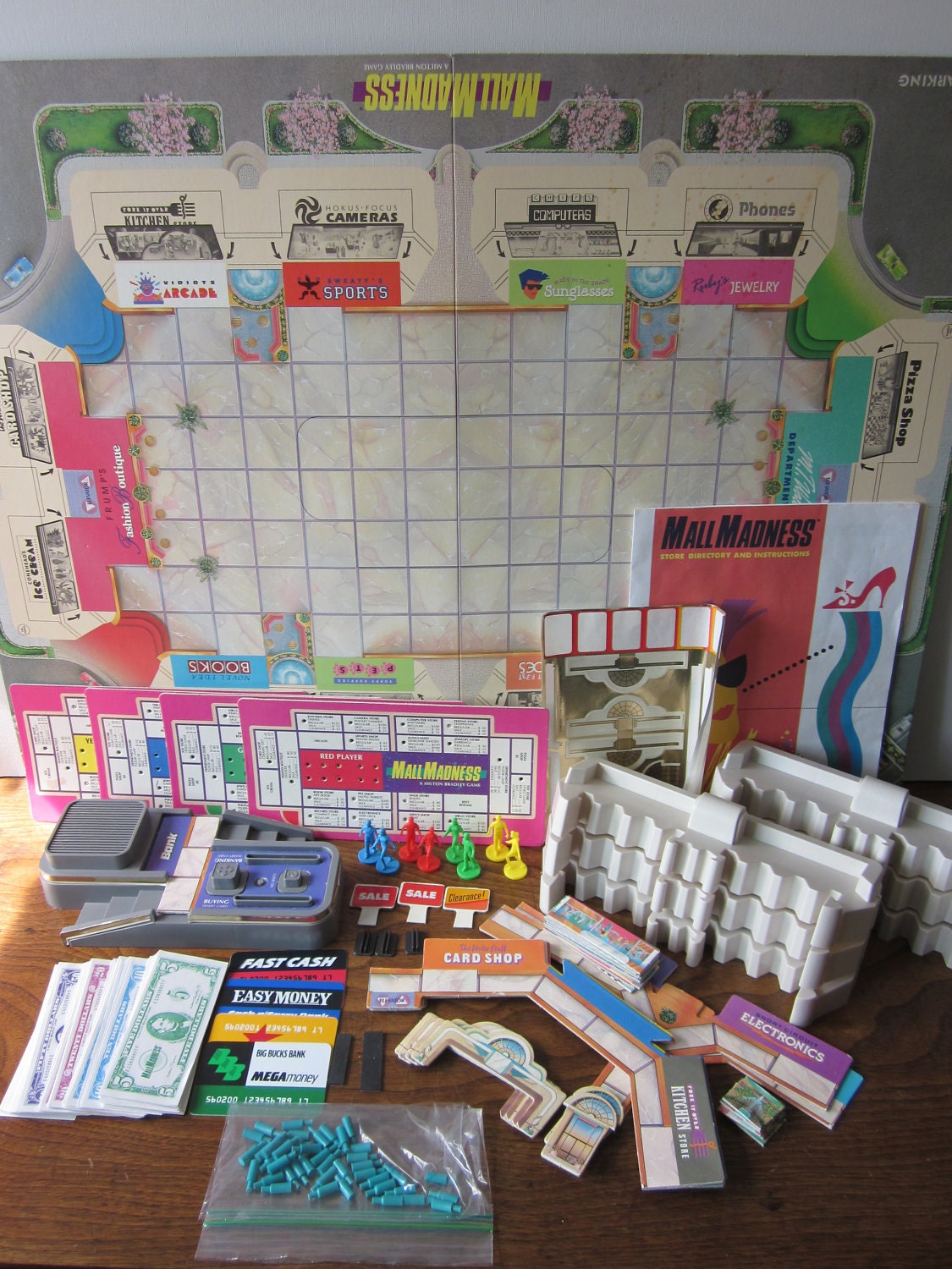 Vintage Electronic Mall Madness Board Game - COMPLETE