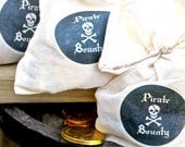 12 x 'Pirate' Cotton Treat Bags