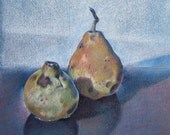 Two pears (an original drawing)