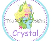 Blue Lagoon...Personalized Mermaid Party Iron-on Shirt Transfer Il_170x135