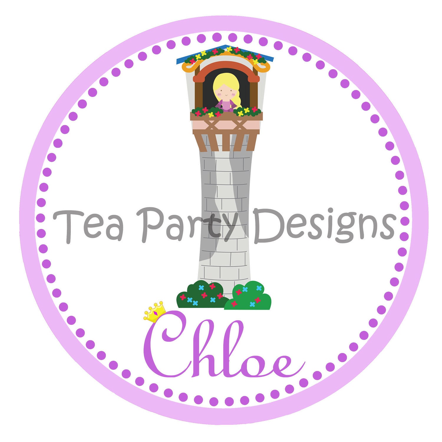 Let Down Your Hair...Personalized Rapunzel Party Iron-on Shirt Transfer Il_170x135