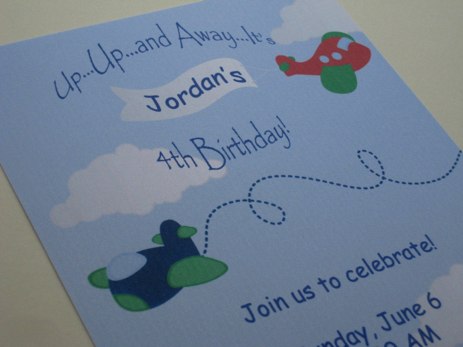 My Little Co-Pilot Personalized Airplane Party Invitations Il_570xn