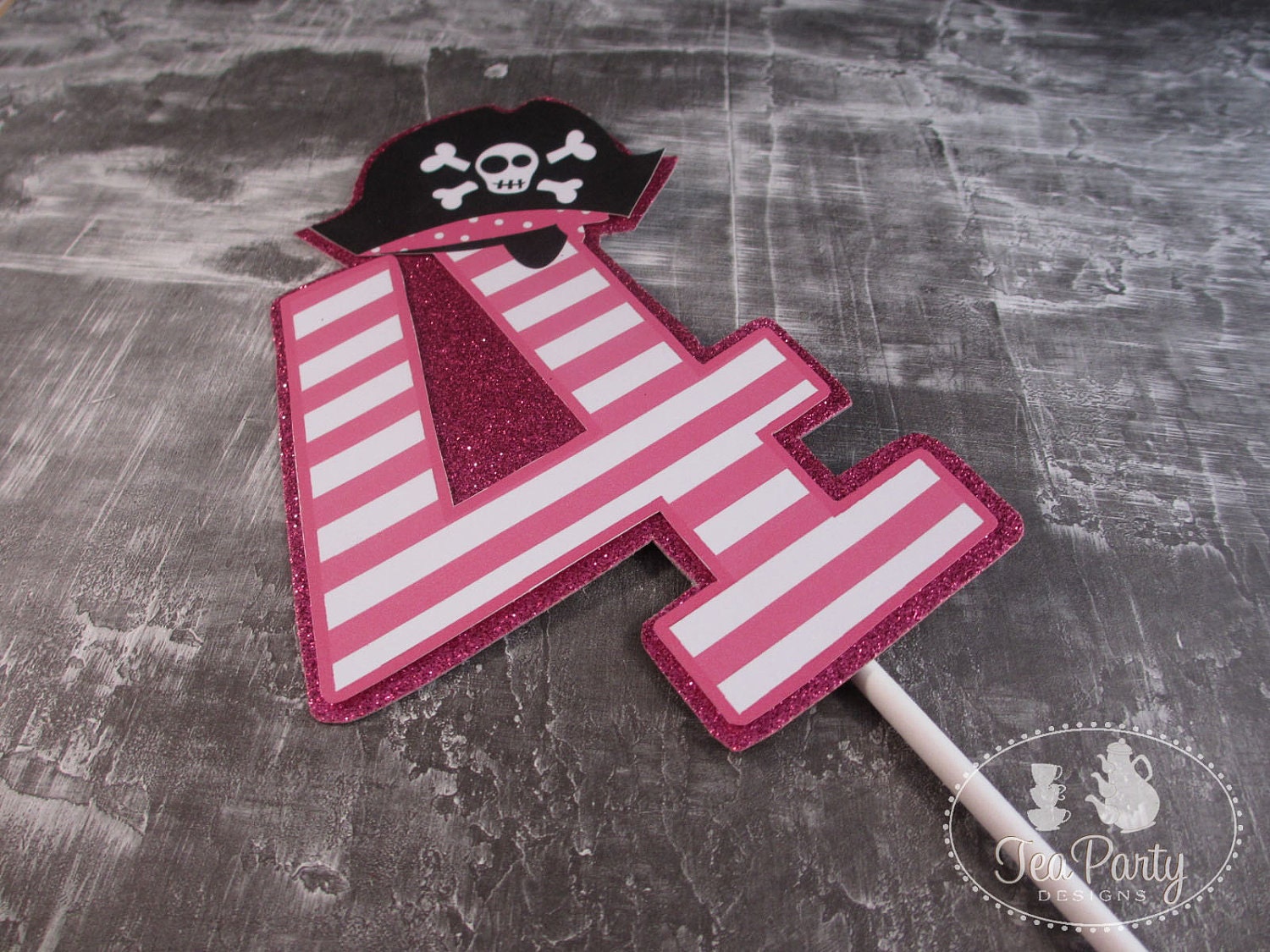 Ahoy Matey...Customized Boy or Girl Pirate Party Cake Topper Il_570xn