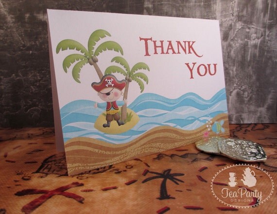 Ahoy Matey...Boy Pirate Note Cards Il_570xn