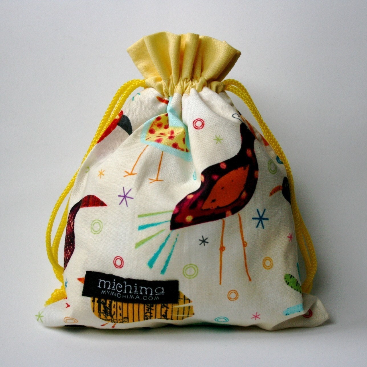Stuffed Felt Alphabet Letter Set in a Drawstring Bag - Mixed Upper and Lower Case Set