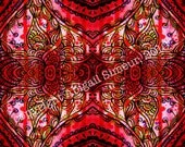 coral.paisley.postcard.perfection