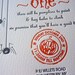 Custom Letterpress Birthday Invitation