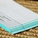 Letterpress Baptism / Christening Invitations - Twins